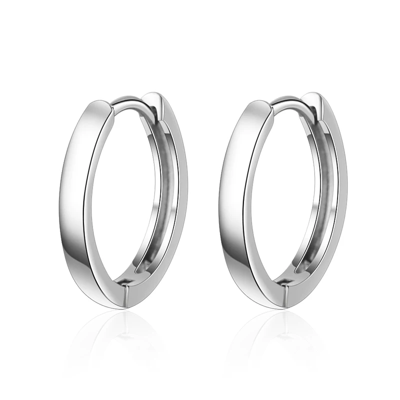 

Everoyal Vintage Black Hoop Earring For Girls Accessories Female Fashion Lady 925 Sterling Silver Earrings For Women Jewelry