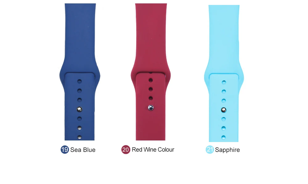 Спортивный силиконовый ремешок для apple watch серии 3/2/1, сменный ремешок для наручных часов, ремешок для наручных часов для apple watch 42mm 38 мм