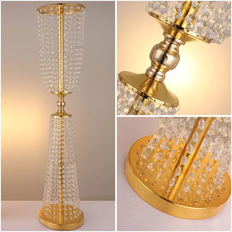 Высокий хрустальный подсвечник $80 см в европейском стиле 10 шт./лот|crystal holder|lot lotlot