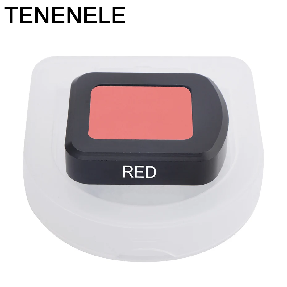 Red Filter Фильтр для экшн-камеры на водонепроницаемый чехол для Sjcam SJ8 Pro/Plus/Air UV поляризационный красный желтый фильтры для камеры аксессуары - Цвет: Red Filter
