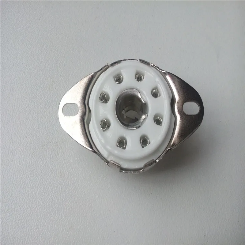 7pcs ceramic tube socket GZC8-Y-8 8pin silver holder seat for 5B254 4P1S amplifier | Обустройство дома