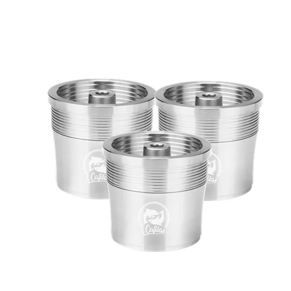 ICafilas многоразовая кофейная капсула Crema для illy X7.1 X8 X9 Y3 Y5 Y1.1 Френч-пресс для кофе чашка капельница из нержавеющей стали многоразовая корзина - Цвет: 3 capsule