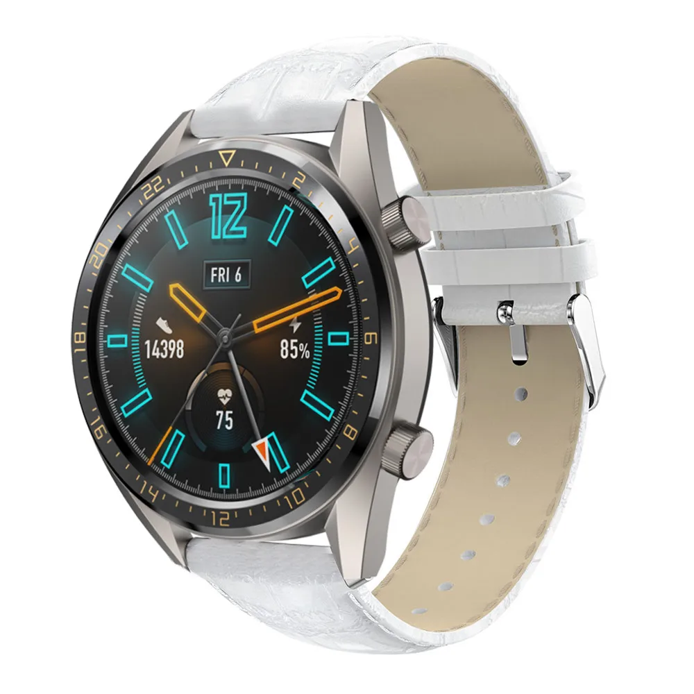 22 мм Новый Сменный ремешок для часов Huawei Watch 2 Pro 2e GT Active GT2 GS magic 46 кожаный браслет |