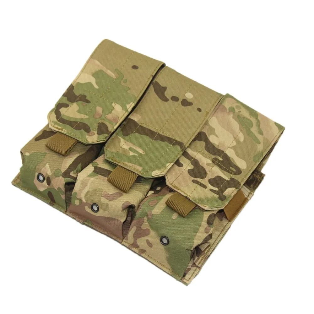 Высокое качество нейлон molle тактический, тройной подсумок для охоты на открытом воздухе аксессуары Mag сумка Военная Amry Magainze держатель