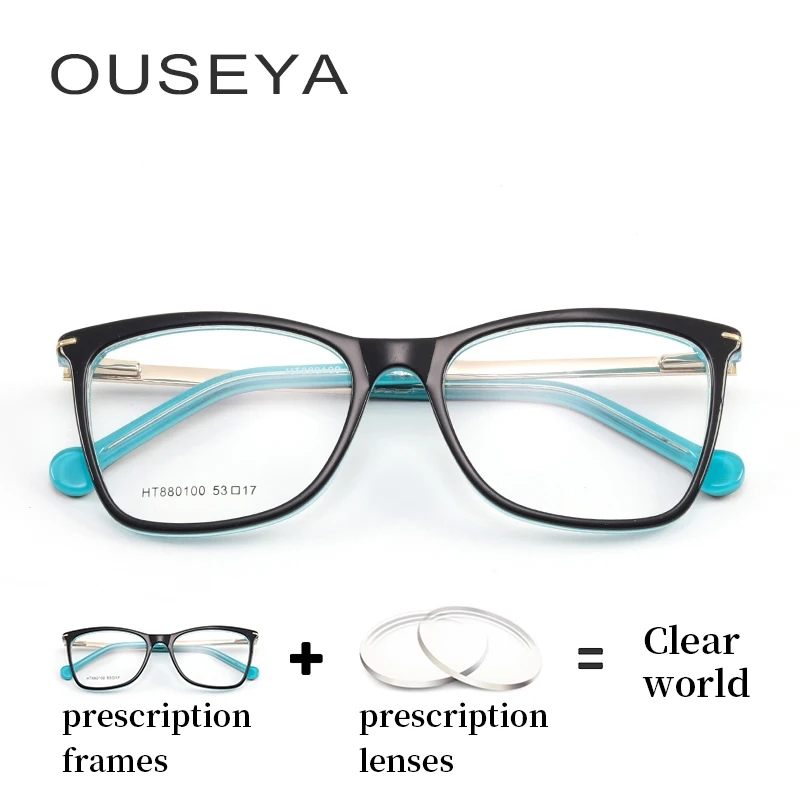 Ацетатные очки по рецепту классические прозрачные оптические фотохромные