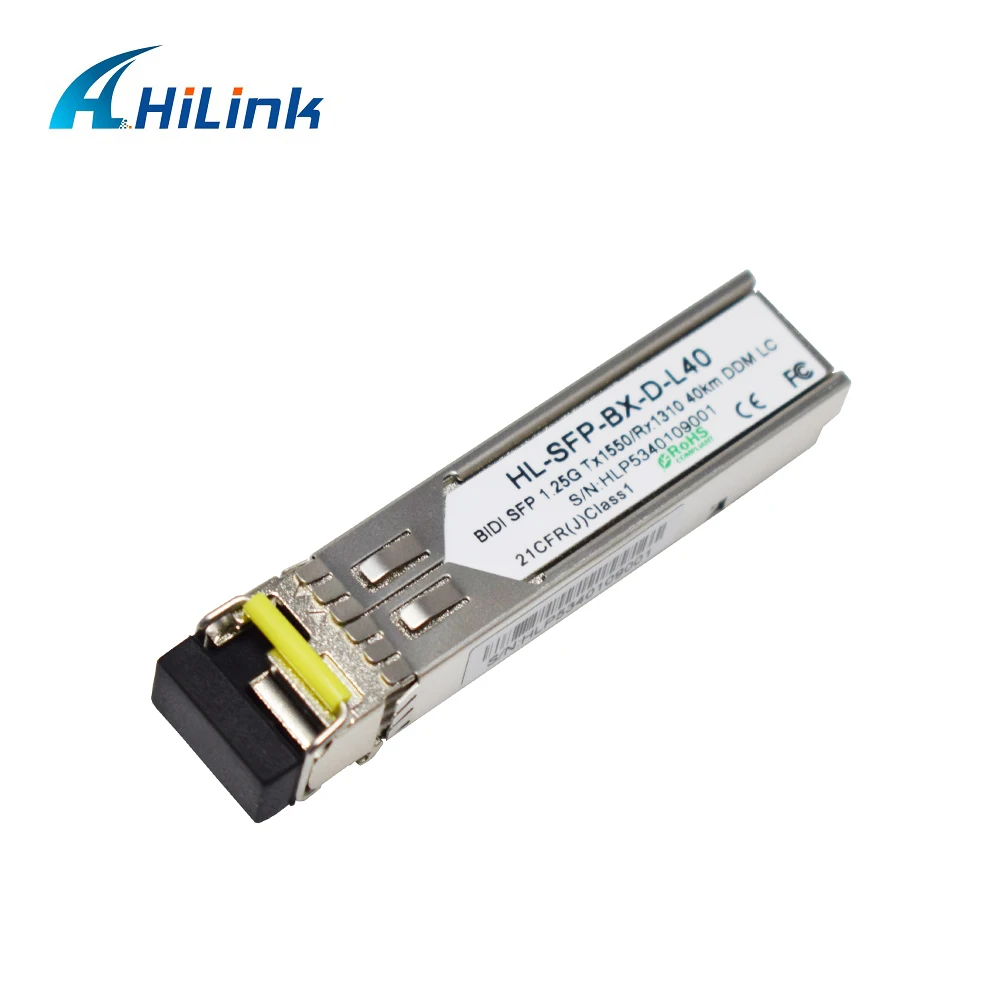 1310/1 25 нм SC/LC SM симплексный оптический модуль G WDM Bidi 40 км SFP