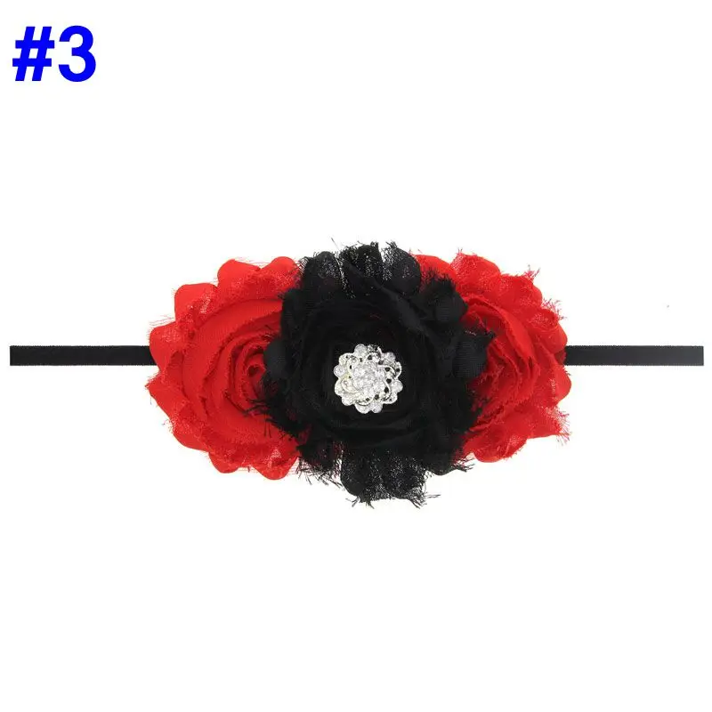 Naturalwell Baby Girls Chiffon Flower Headband Infant Photography Props Headbands Children Christmas Hair Accessories HB478 | Детская