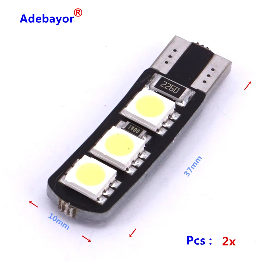 Светодиодные лампы canbus 30 x T10 W5W 194 5050 6 яркие светодиодные лампы|5050 canbus|car lightbulb led |