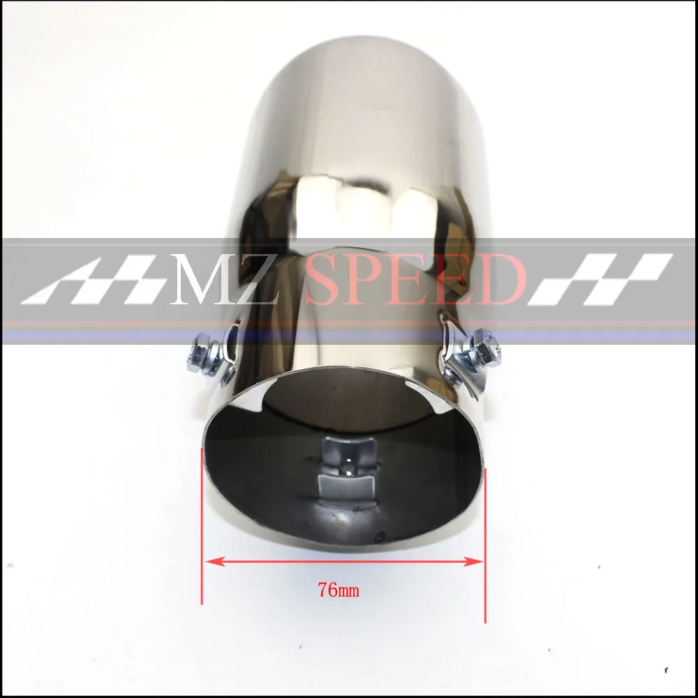 Автомобиль silenciador de Acero Inoxidable punta del escape tubo de escape Silenciador punta de la cola для автомобиля Honda глушитель