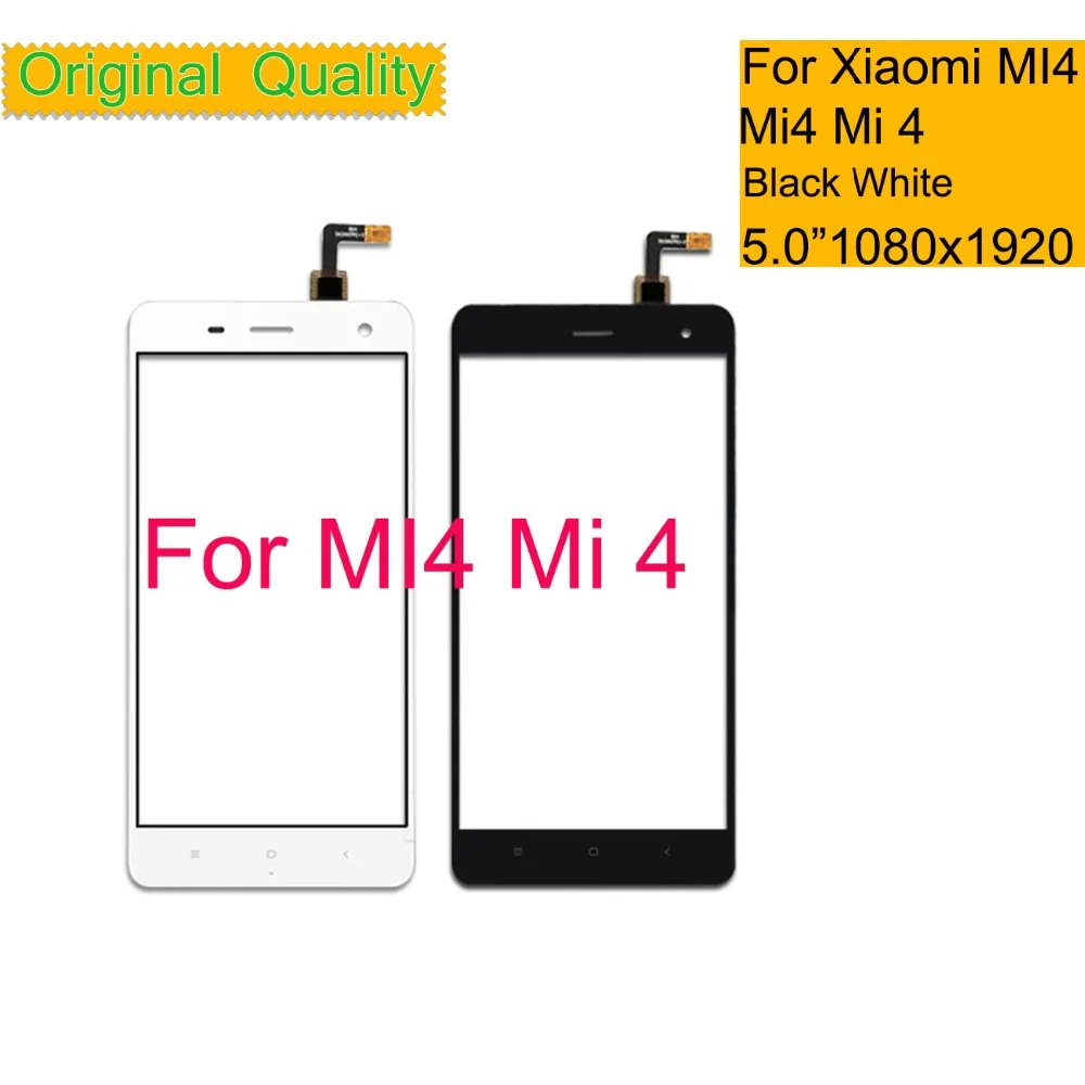 10 шт./лот оригинальный сенсорный экран для Xiaomi Mi4 Mi 4 M4 дигитайзер сенсорной панели