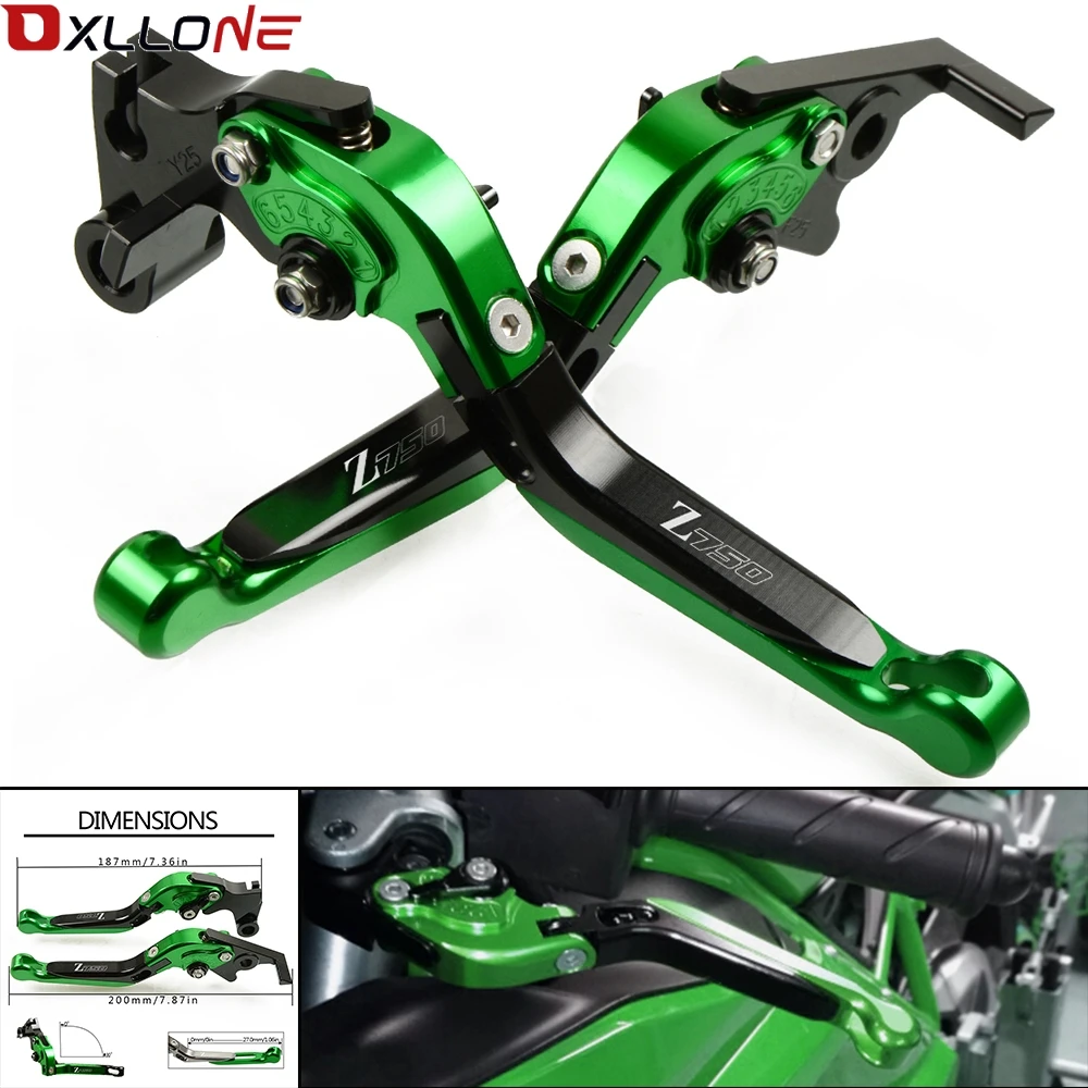 Для KAWASAKI Z750 Z 750 2007 2012 аксессуары для мотоциклов Складные Выдвижные Тормозные