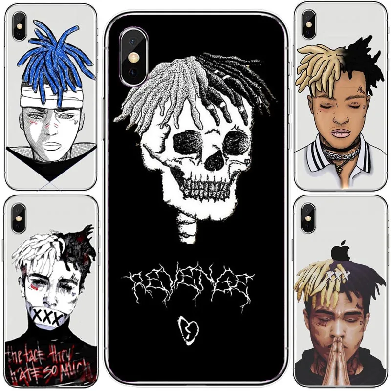Матовый Мягкий ТПУ Xxxtentacion чехол для Apple iPhone XS MAX XR 8 7X6 Plus 5 5S SE 4S 5CTransparent чехлы