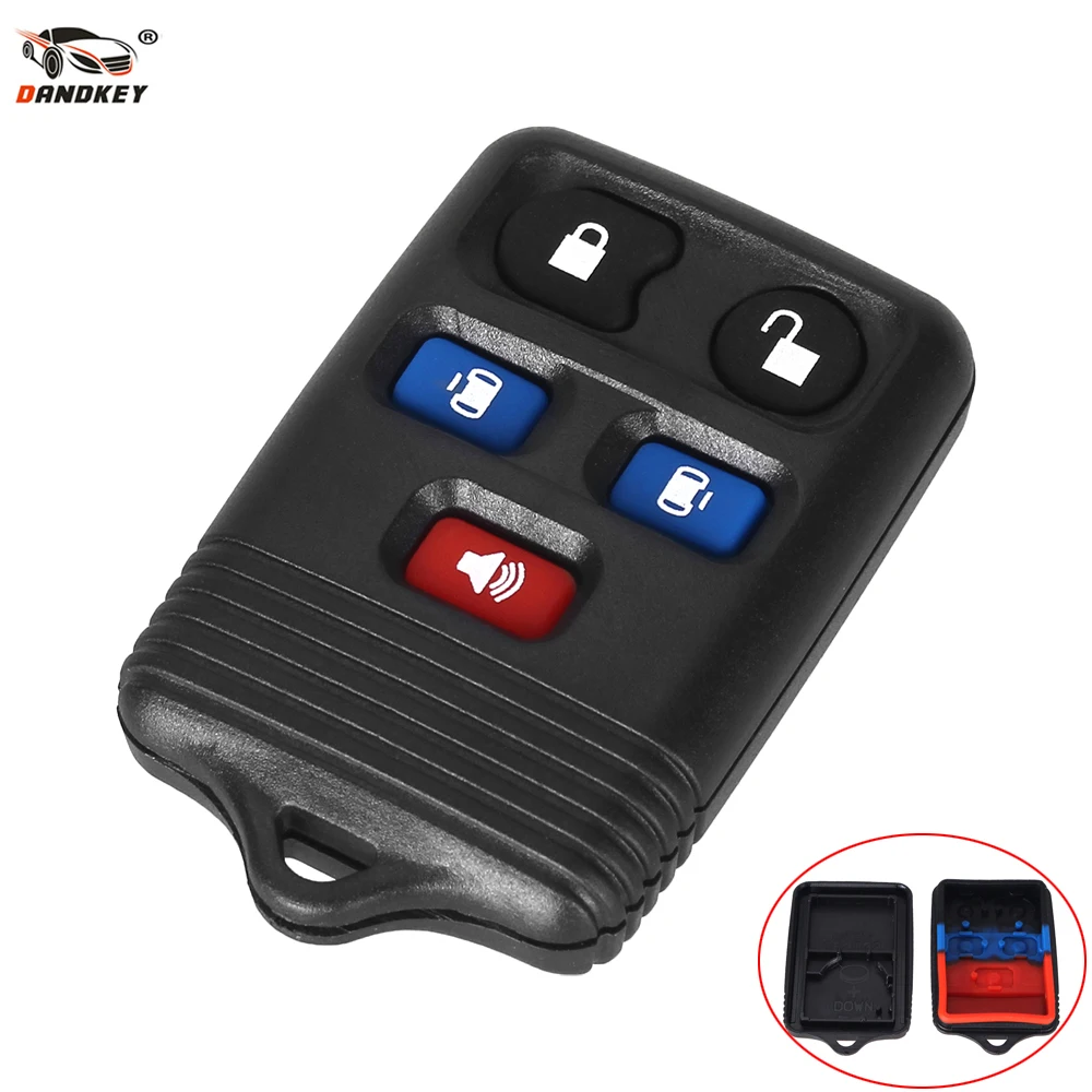 DANDKEY чехол для дистанционного ключа Fob 5 кнопок Ford Expedition Lincoln Navigator 2004 2005 2006 2007 2008 2009