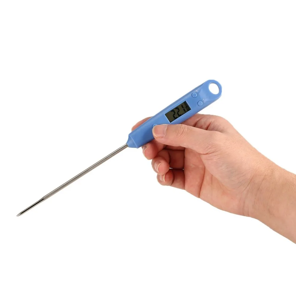 Цифровой термометр для кухни с длинным зондом воды молока барбекю Smoker C/F