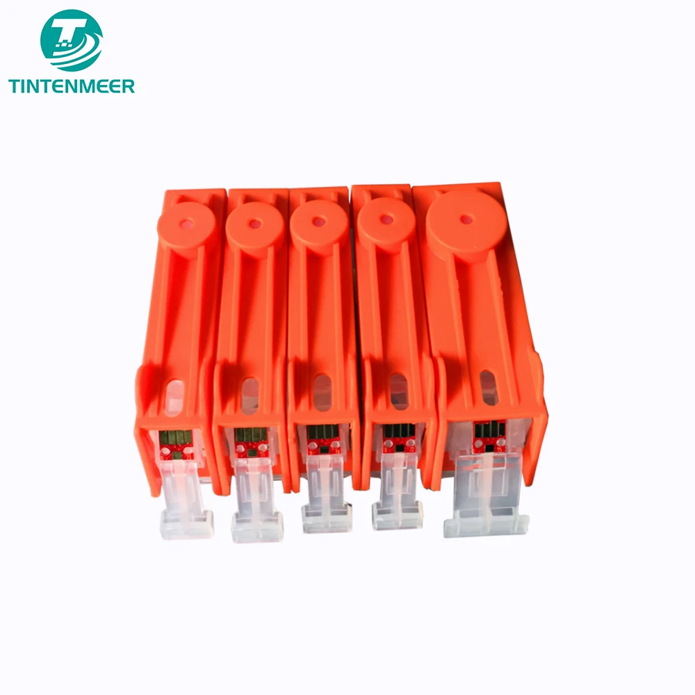 TINTENMEER Refillable cartridge 5 color Auto reset chip pgi 725 cli 726 as 1 set compatible canon IP4870 IP4970 IX6560 MG5170 | Компьютеры