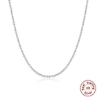 Joyashiny модная базовая цепочка из стерлингового серебра 925 пробы, цепочка для пирсинга, ожерелье, модные ювелирные аксессуары S925