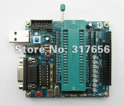51 совет по развитию MCU at89s52 8 LED|development cable|board skirtboard cork |