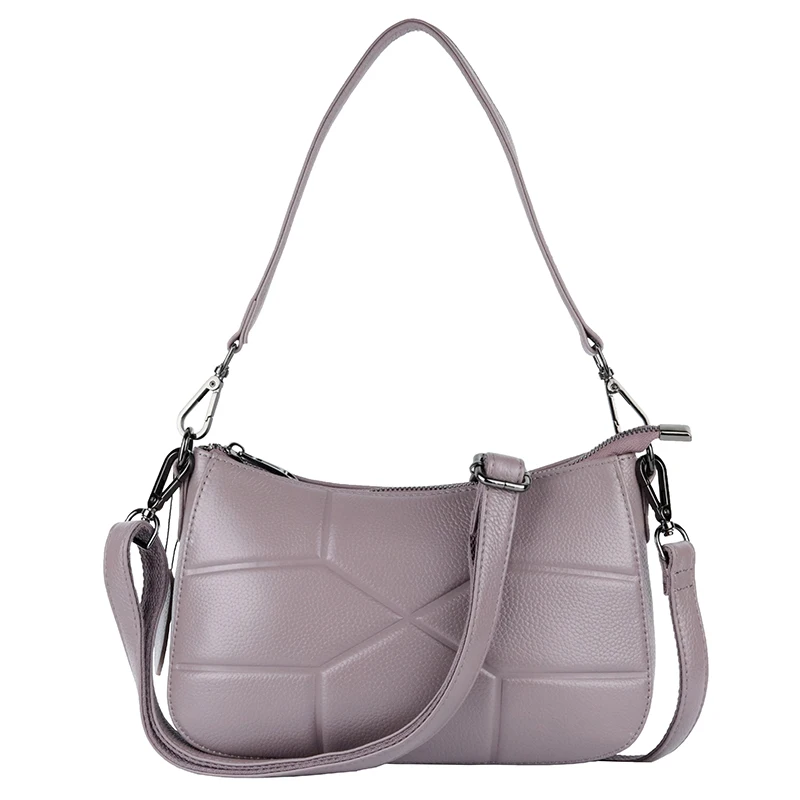 woman red bag fashion genuine leather lady casual black grey solid colour shoulder women crossbody vintage work bags small | Багаж и сумки