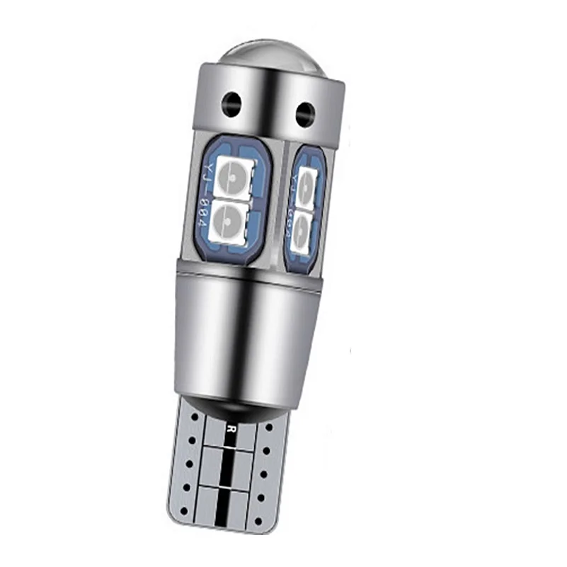10 шт. T10 супер яркий 10 SMD 3030 светодиодный Canbus без ошибок Авто парковочный светильник W5W Автомобильная клиновидная задняя лампа для внутреннего чтения купольная лампа
