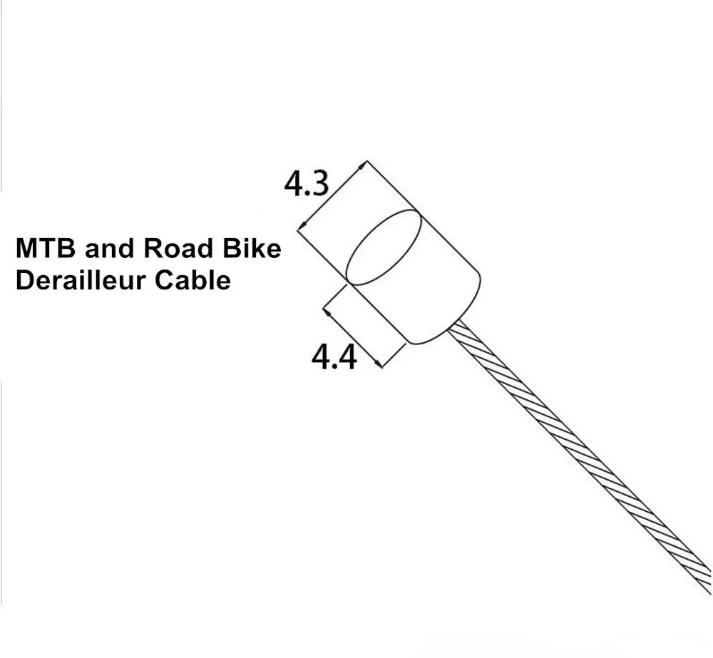 Derailleur 2.1meters Тефлоновое покрытие кабели велосипедный тормоз/переключатель внутренний кабель шоссейный велосипед MTB для Shimano Sram TSG велосипедный, переключения тросы провод с сердечником линия черный - Цвет: Derailleur 2.1meters