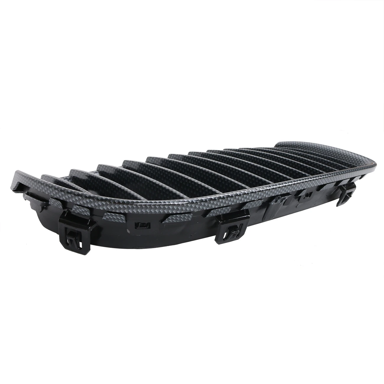 Углеродная Черная передняя решетка для почек BMW E90 E91 325i 328i 330i 335i Sedan Touring 2005 2006 2007