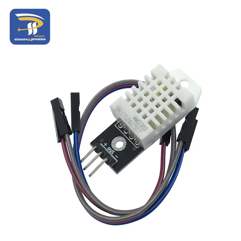 Цифровой датчик температуры и влажности DHT22 модуль PCB AM2302 с кабелем для Arduino