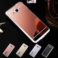 phone case for samsung galaxy j2 prime electroplating mirror tpu mobile phone cover cases for galaxy j2 prime g530 g532f