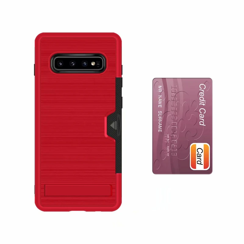 Чехол для телефона Samsung Galaxy S10 Plus S9 S8 ударопрочный ТПУ + Поликарбонат двухслойный
