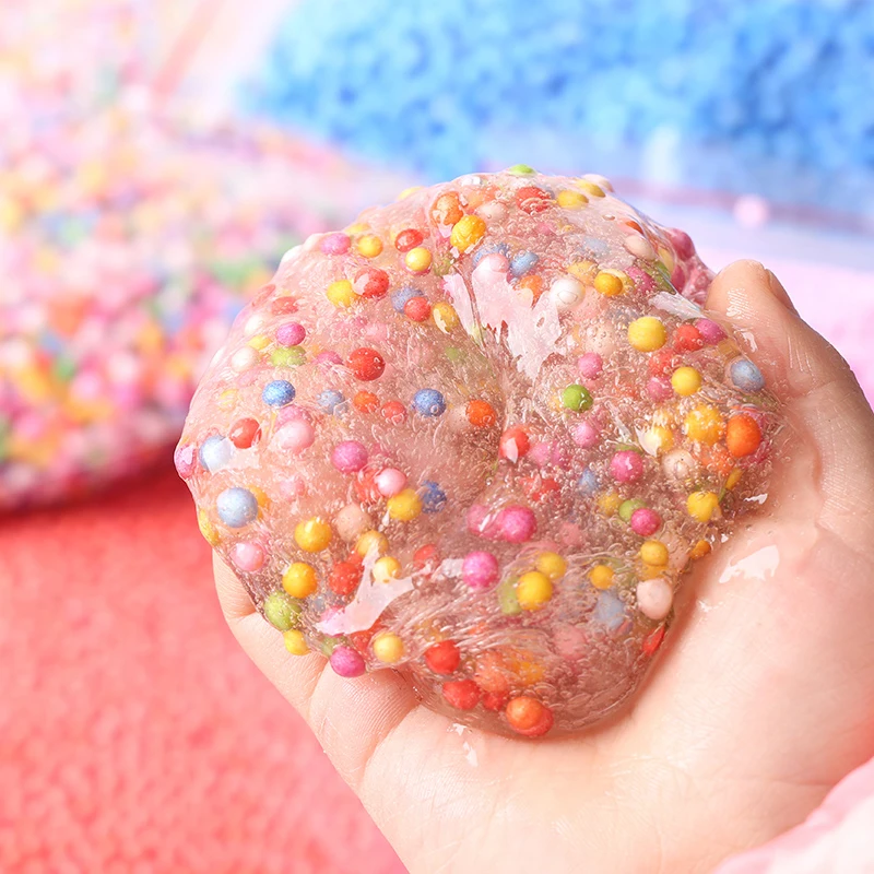 DIY аксессуары для слайма наполнитель из пенопласта украшение маленькие