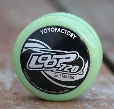 YYF LOOP720 йо-йо Профессиональный Йо-Йо ЧПУ металлический подшипник йо-йо пластиковый шар для начинающих уровень йо-йо - Цвет: Luminous black