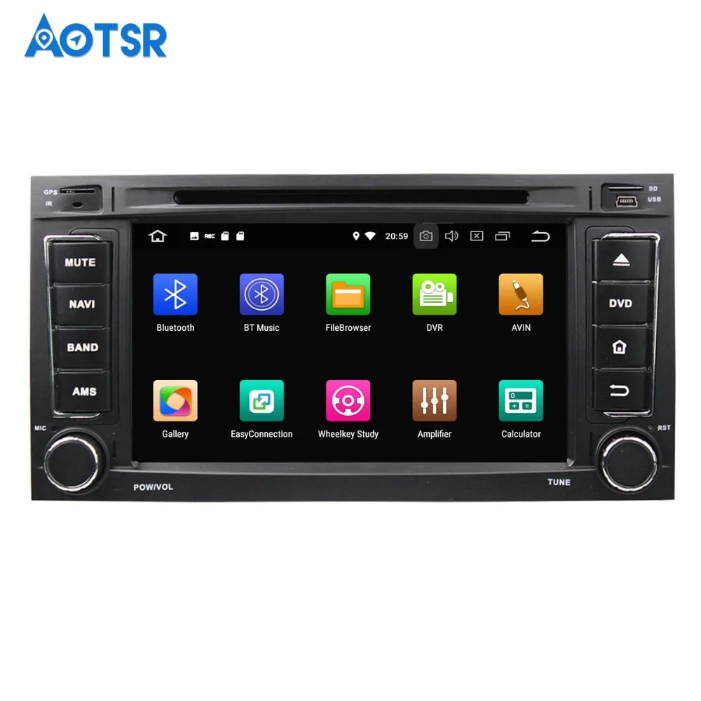 Автомобильный DVD-плеер на Android 8 0 32 + 4 Гб GPS-навигация Радио для VW Volkswagen TOUAREG 2002-2010