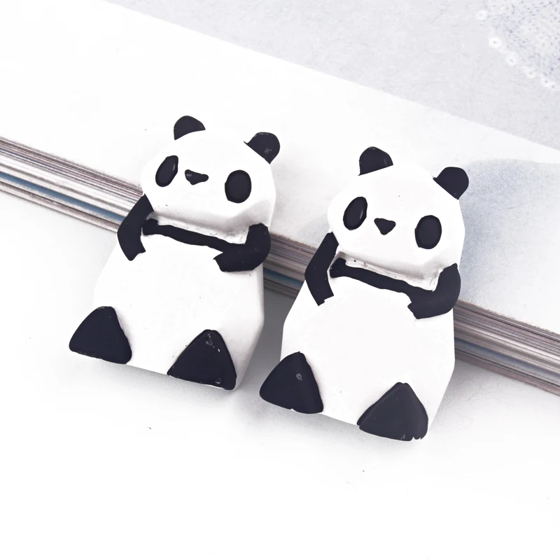3 шт. очень милые оригами панда украшения из смолы нашивка брошь фурнитура Япония