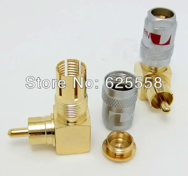 2 шт. 90-градусный L-образный RCA AV Штекерный адаптер | Электроника