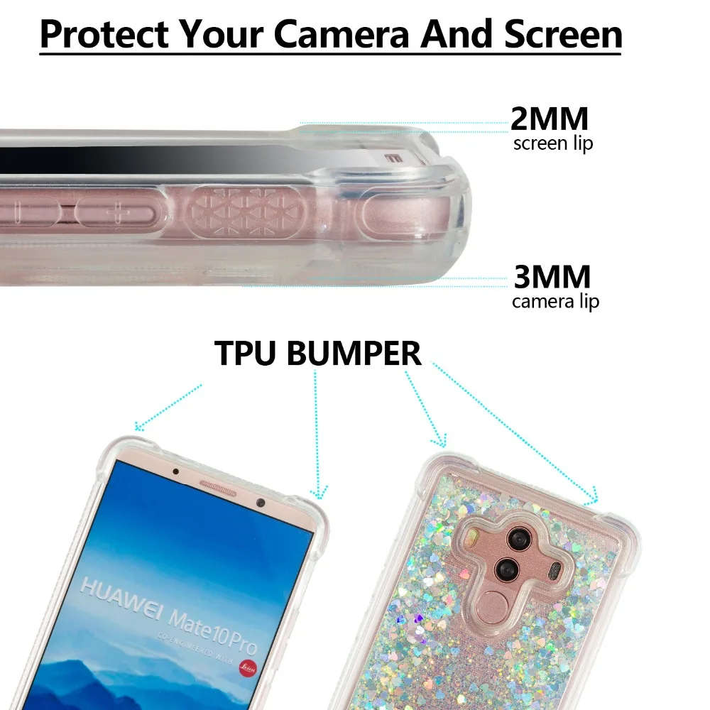Tipfly прозрачный силиконовый чехол для принципиально Huawei Коврики 10 Pro Чехол Coque