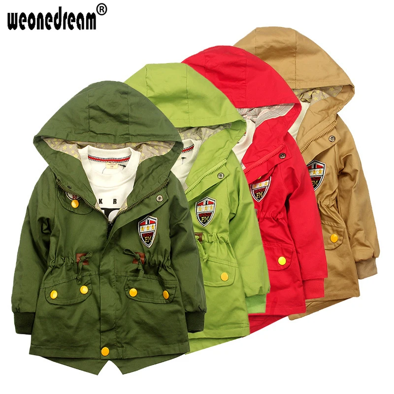 Плащ для маленьких мальчиков куртка на молнии с капюшоном и длинными рукавами