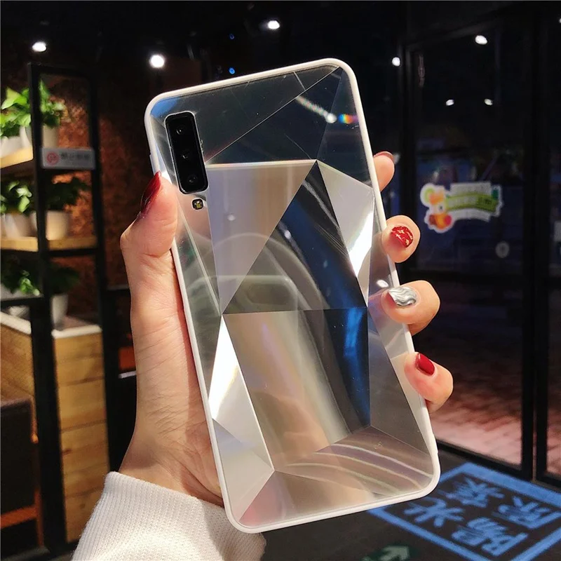 Роскошный зеркальный чехол с алмазной текстурой для Huawei P30 Pro P20 Mate20 10 lite Honor 10i Y9 Y7