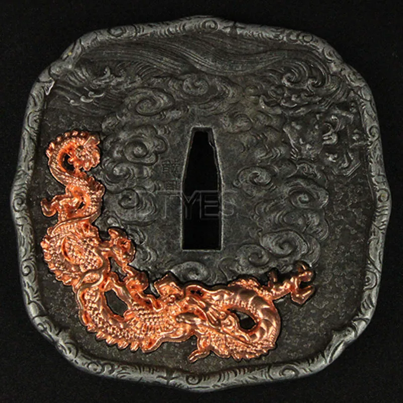 Сплав японские аксессуары для мечей Tsuba Красивая защита для катаны вакизаши Танто 3,2 см ширина(около хабаки) лезвие Al01-Al32