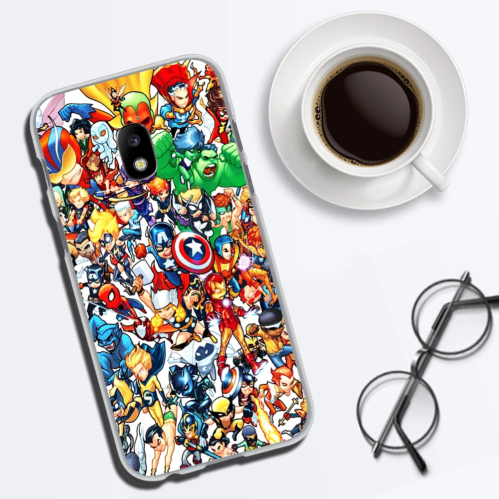 Lavaza Luxury Marvel Comics logo Phone Case for Samsung Galaxy J8 J7 Duo J6 J5 J4 Plus 2018 2017 2016 J2 J3 Prime 2015 Cover | Мобильные