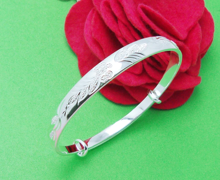 Очаровательный браслет из стерлингового серебра 925 пробы. Модный женский Браслет