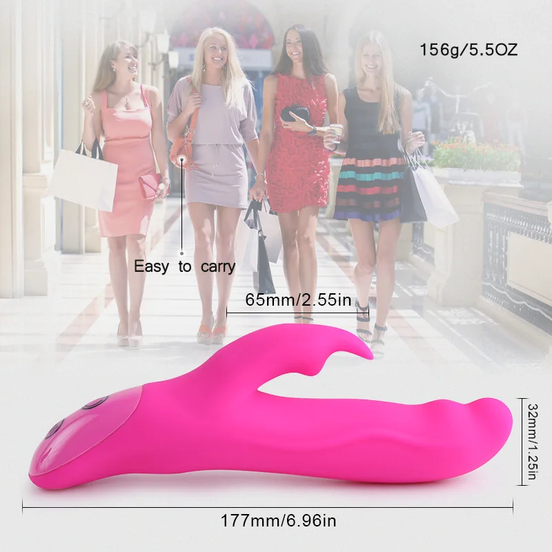 Silicone Rabbit Vibrator Clitoris Stimulator Erotic Sex Toys For Women 7 Vibration Mode Female Masturbator G-spot Dildo | Красота и