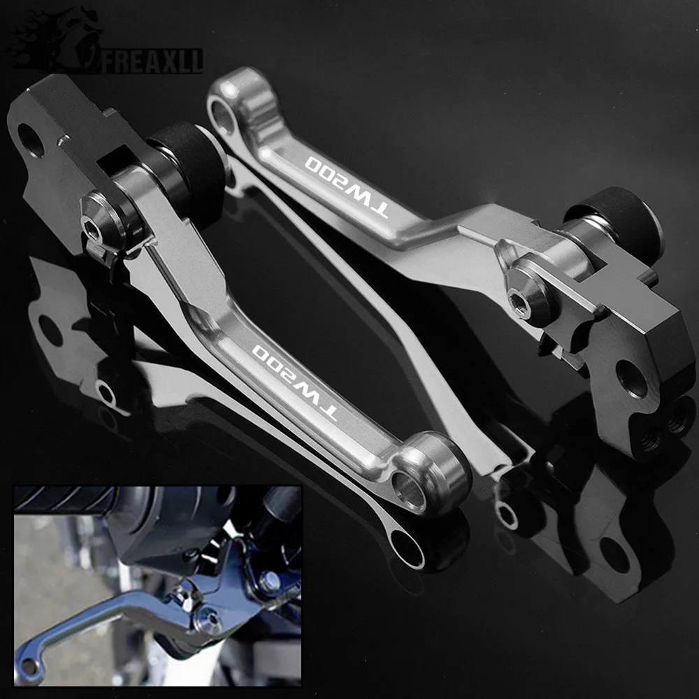 

For YAMAHA TW200 TW 200 2000-2008 2009 2010 2011 2012 2013 2014 2015 2016 2017 Motocross Pit Pivot Dirt Bike Brake Clutch Lever