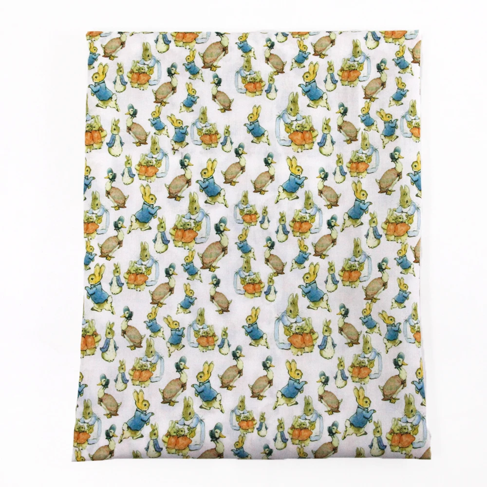 50*145 см Лоскутная Печать полиэстер и хлопок ткань для ткани детские постельные