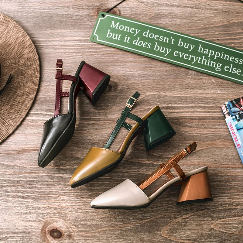 2017 новых мужчин летние женские квадратный каблук и носок сандалии обувь с