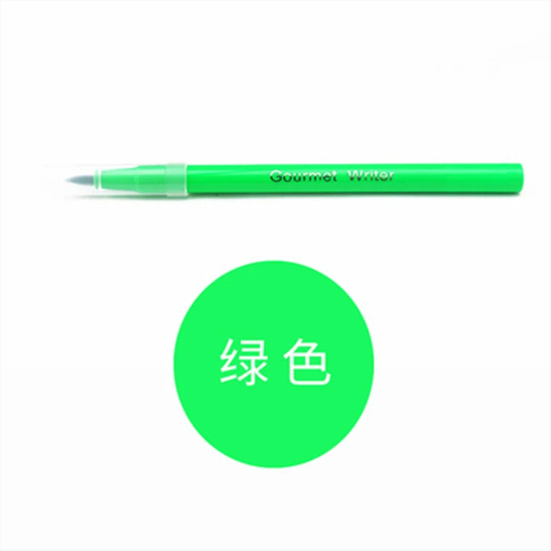Green Практичная пищевая съедобный пигмент ручка для самостоятельного изготовления печенья для приготовления тортов ручки для рисования съедобные формы для десерта печенья - Цвет: Green