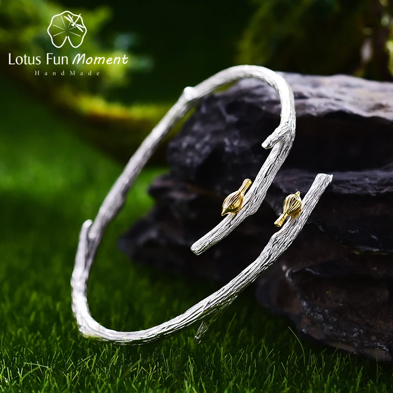 Lotus Fun Moment реального 925 пробы серебро Винтаж оригинальный Модные украшения птица
