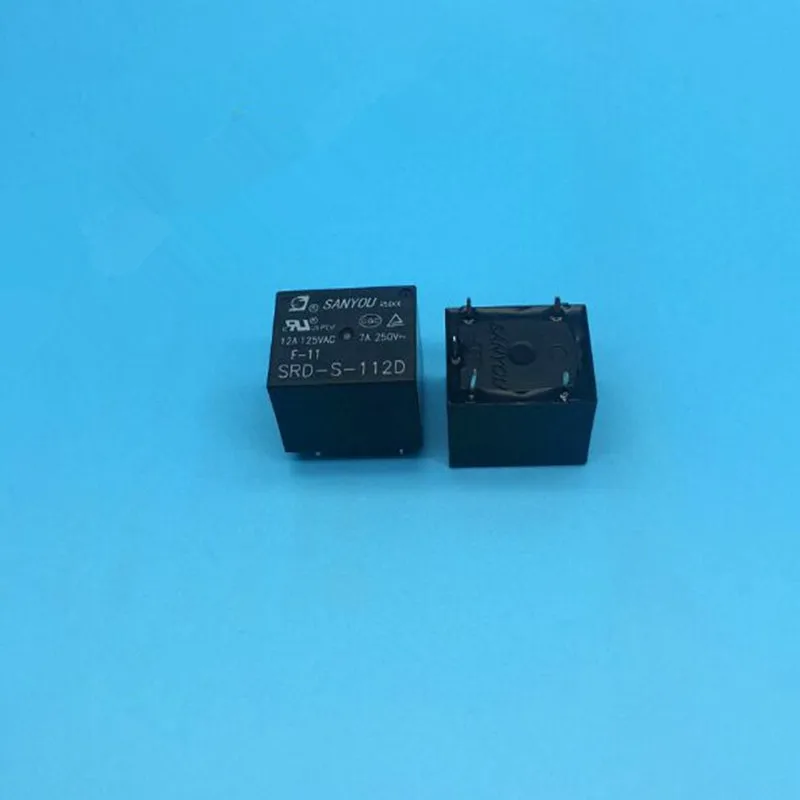 SRD-S-112D 12VDC 10A 250VAC SANYOU реле 1 от C, новое и оригинальное