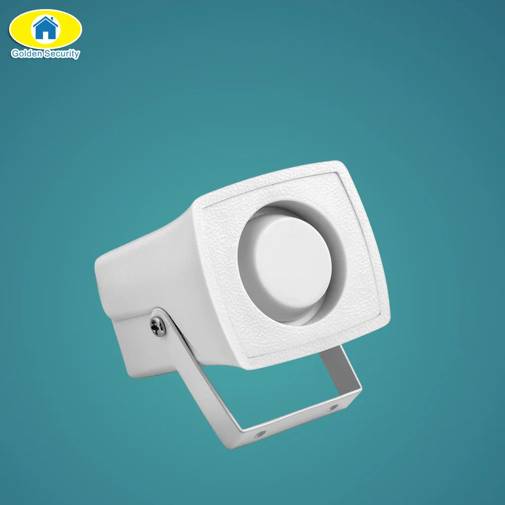 Золотой безопасности мини проводной сирены рог для домашних систем сигнализации