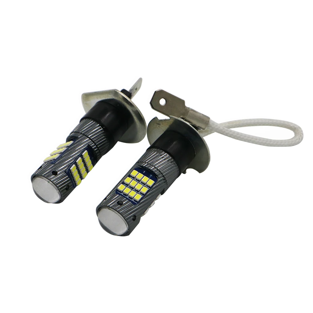 YSY H1 H3 светодиодные лампы автомобильные 12 В 2016 42 SMD Canbus 6500K белый 1300LM без ошибок