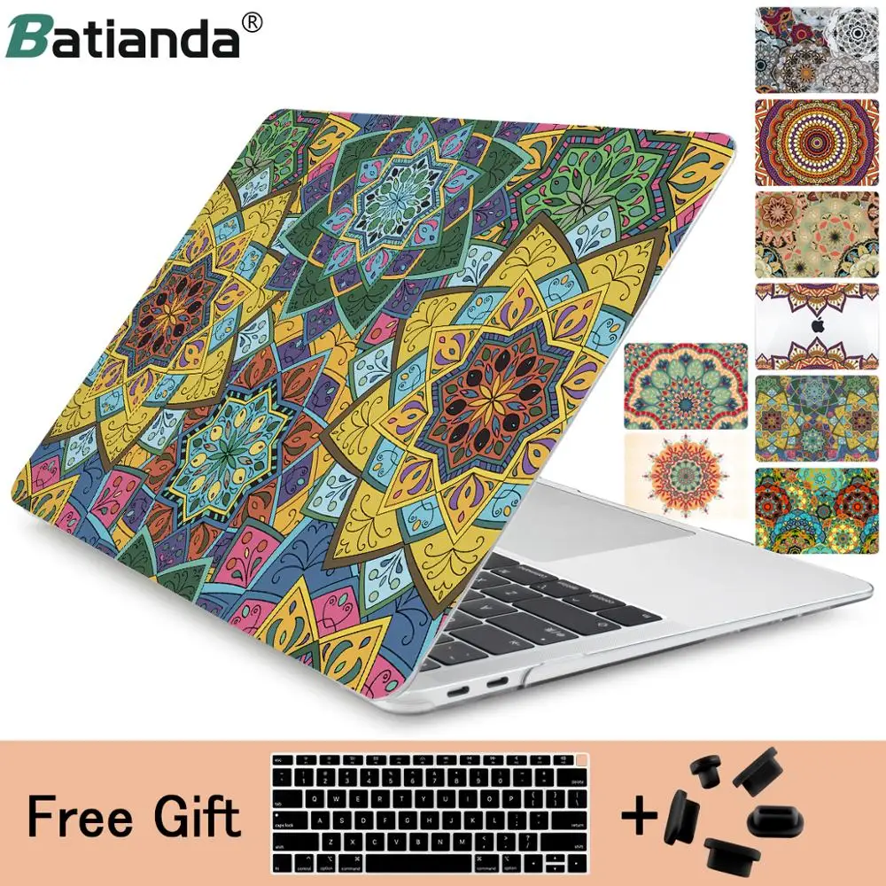 Хрустальный цветок чехол для ноутбука MacBook Air 11 A1465/air 13 дюймов A1466 pro 3 15 A1278 Pro13 A1989