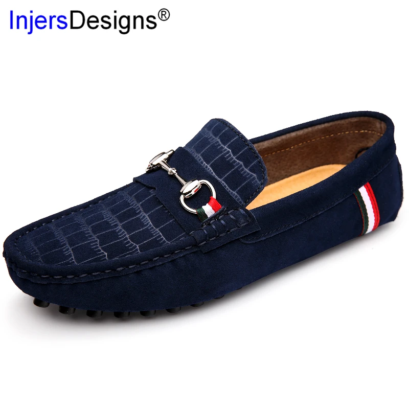 Hot Sale Soft Suede Men Loafers Casual Boat Shoes Fashion Slip-On Breathable Flats Gommino Driving Size38-44 Mocasines | Обувь